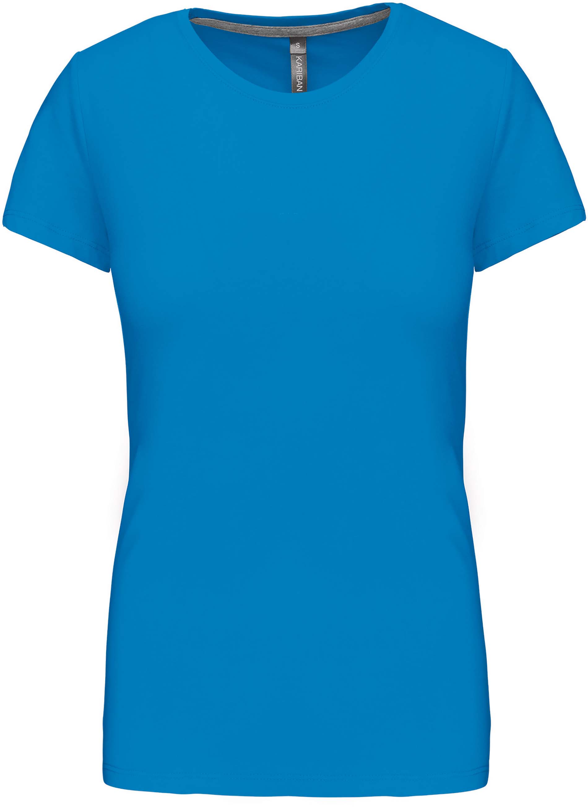 KARIBAN / DAMES T-SHIRT RONDE HALS KORTE MOUWEN 