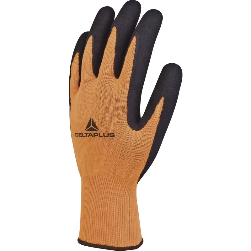 DELTA PLUS / GEBREIDE HANDSCHOEN VAN POLYESTER - HANDPALM MET SCHUIM VAN LATEX-COATING DPVV733