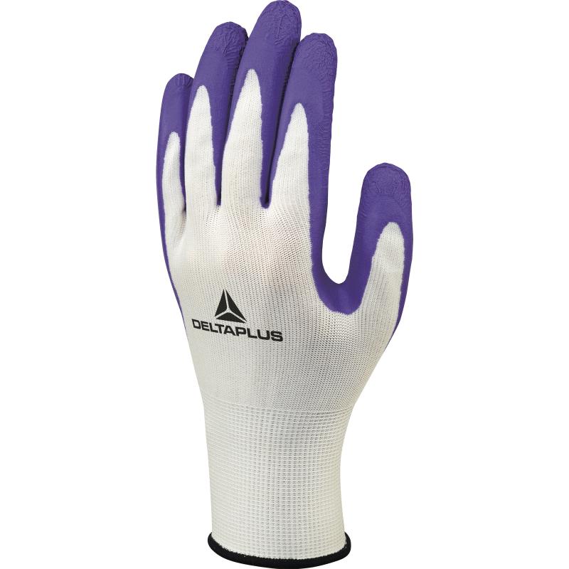 DELTA PLUS / GEBREIDE HANDSCHOEN VAN POLYESTER - HANDPALM MET SCHUIM VAN LATEX-COATING DPVV733