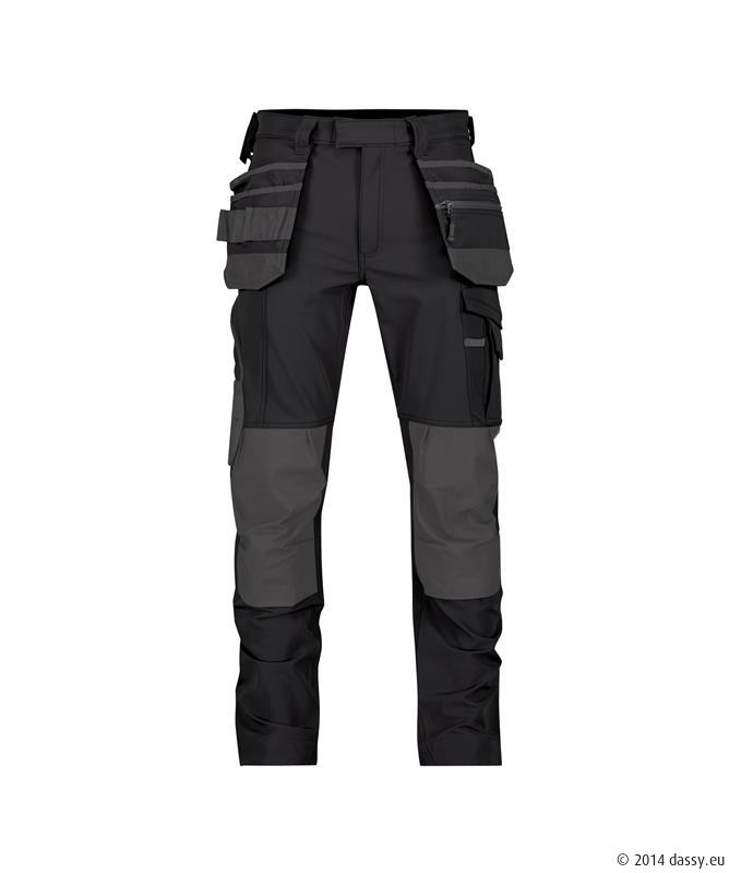 DASSY / STRETCH HOLSTERZAKKENBROEK KNIEZAKKEN MATRIX (210 GR)