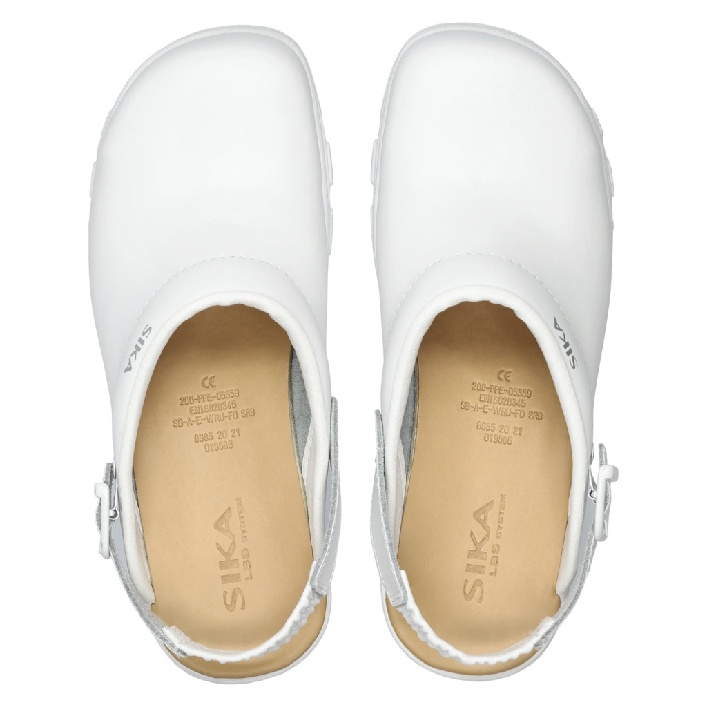 SIKA / SCHOEN FLEX LBS - OPEN CLOG W/HEEL STRAP SB 8985