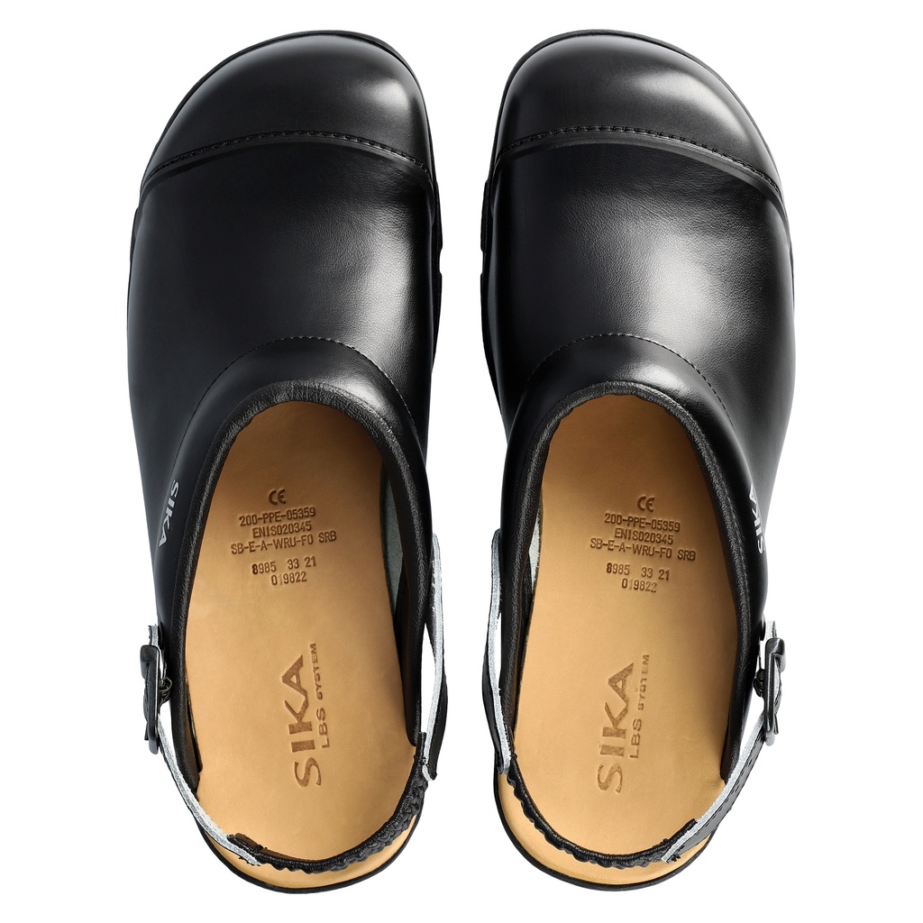 SIKA / SCHOEN FLEX LBS - OPEN CLOG W/HEEL STRAP SB 8985