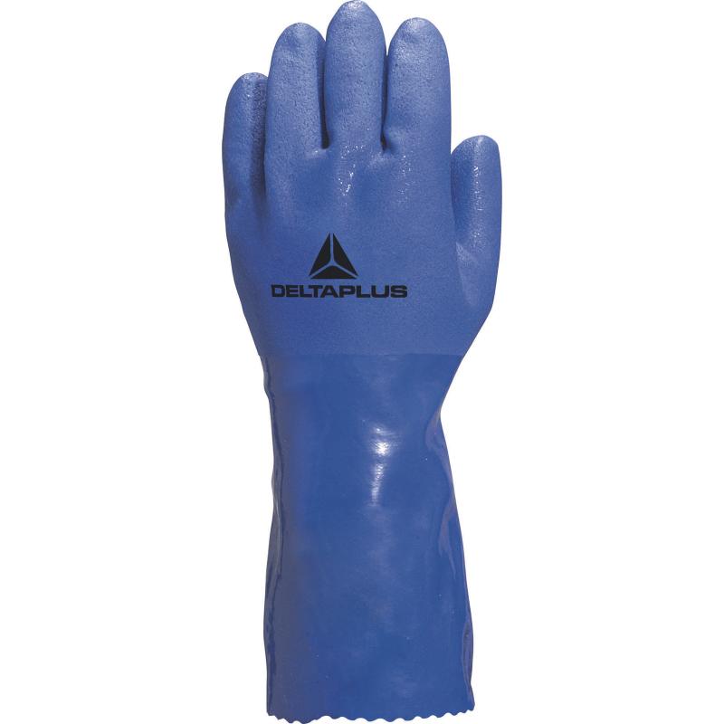 DELTA PLUS / PVC GEDRENKTE HANDSCHOENEN OP JERSEY KATOEN DRAGER TYPE OLIETANKER VE780