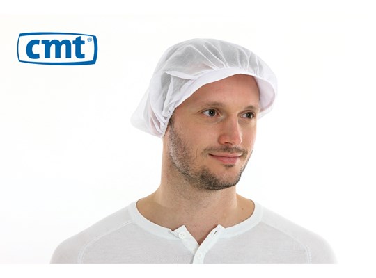 CMT POLYESTER HAARNET MET KLEP (1 stuk)