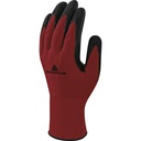 DELTA PLUS / GEBREIDE HANDSCHOEN VAN POLYESTER/SPANDEX - PALM + NOPPEN VAN NITRIL DPVE724RO