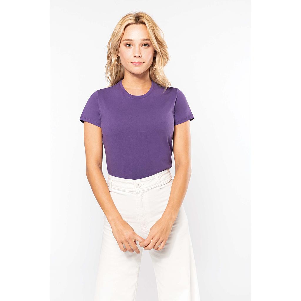 KARIBAN / DAMES T-SHIRT  RONDE HALS KORTE MOUWEN K380