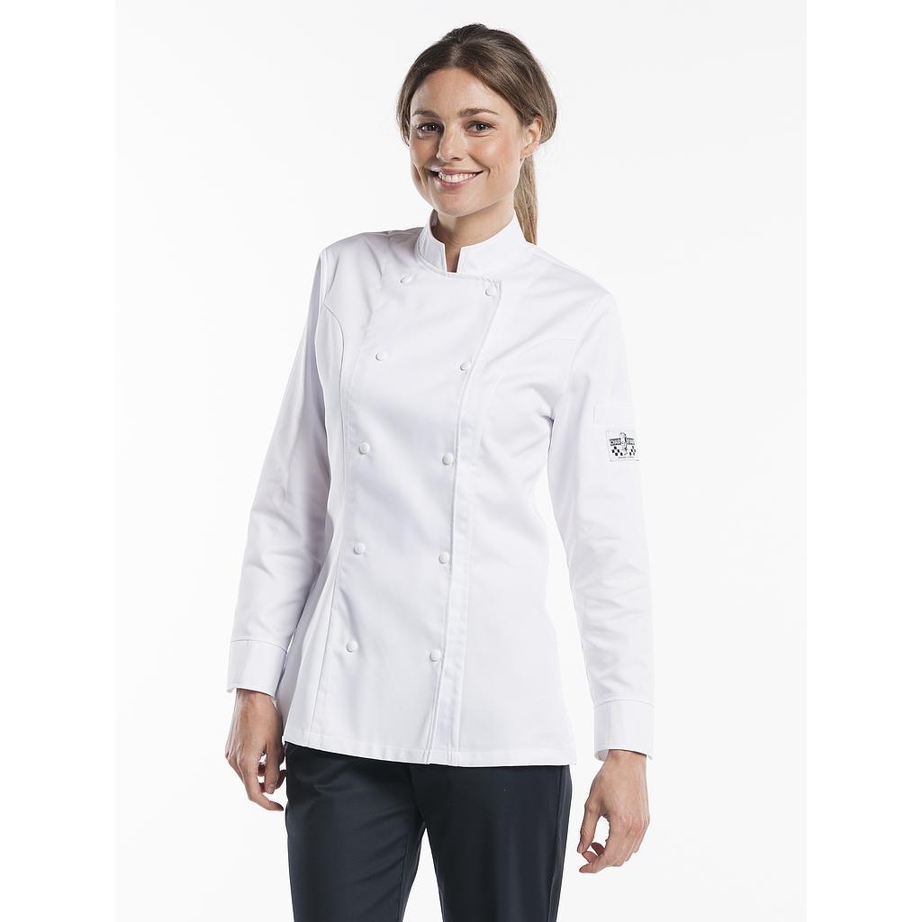 CHAUD DEVANT / DAMES KOKSVEST L.MW 210 LADY COMFORT WIT