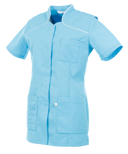 ALSICO / DAMESTUNIEK A3658A11 MENTHA BLAUW/WIT