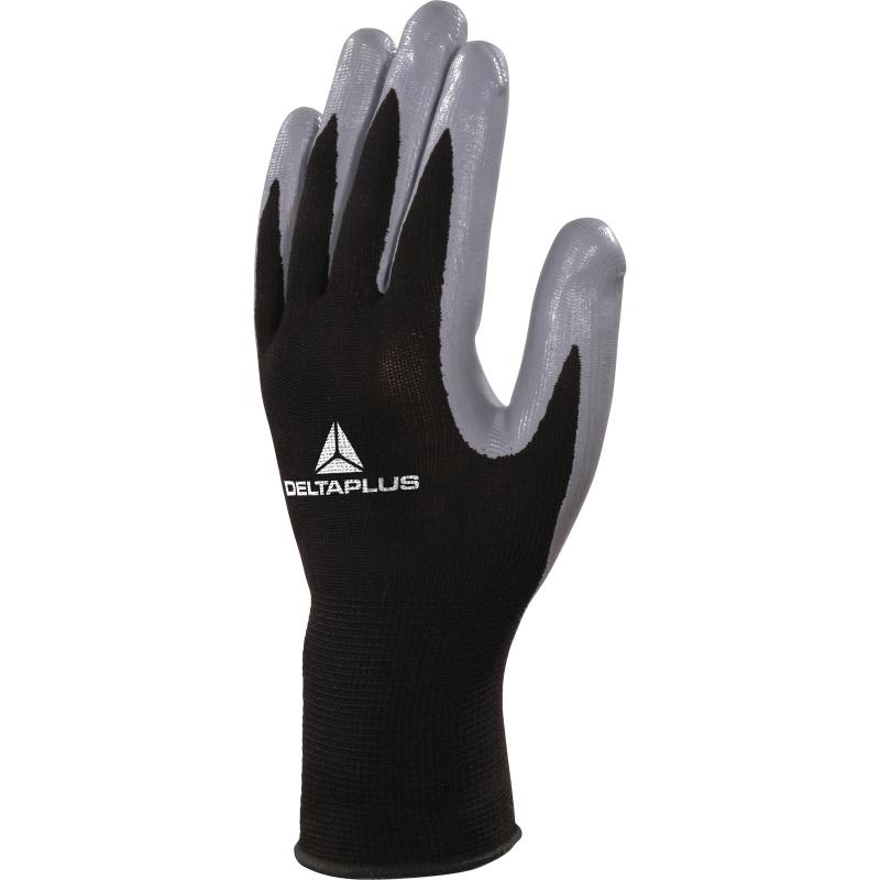 DELTA PLUS / GEBREIDE HANDSCHOEN VAN POLYESTER / PALM MET NITRIL DPVE712GR