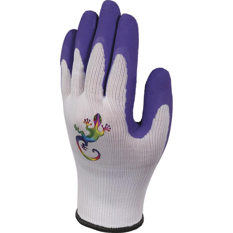 [DPVV733E.04.DP] DELTA PLUS / GEBREIDE KIDS HANDSCHOEN VAN POLYESTER - HANDPALM MET SCHUIM VAN LATEX-COATING DPVV733E