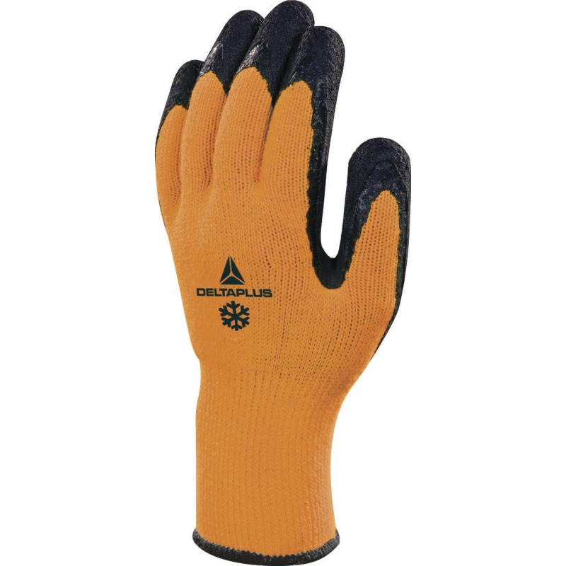 [DPVV735.09.DP] DELTA PLUS / GEBREIDE HANDSCHOEN VAN ACRYL- PALM MET SCHUIM LATEX-COATING DPVV735